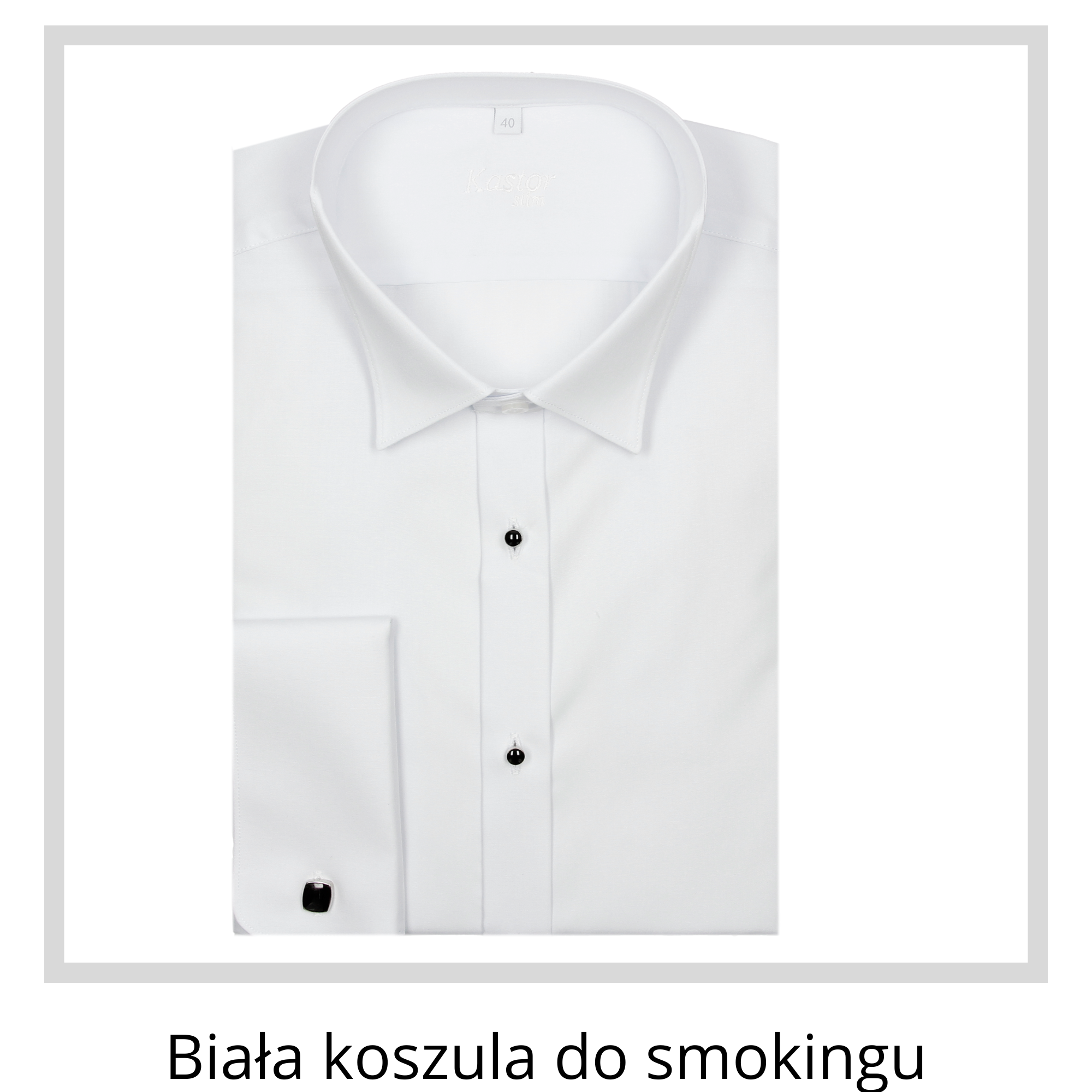 Biała koszula do smokingu
